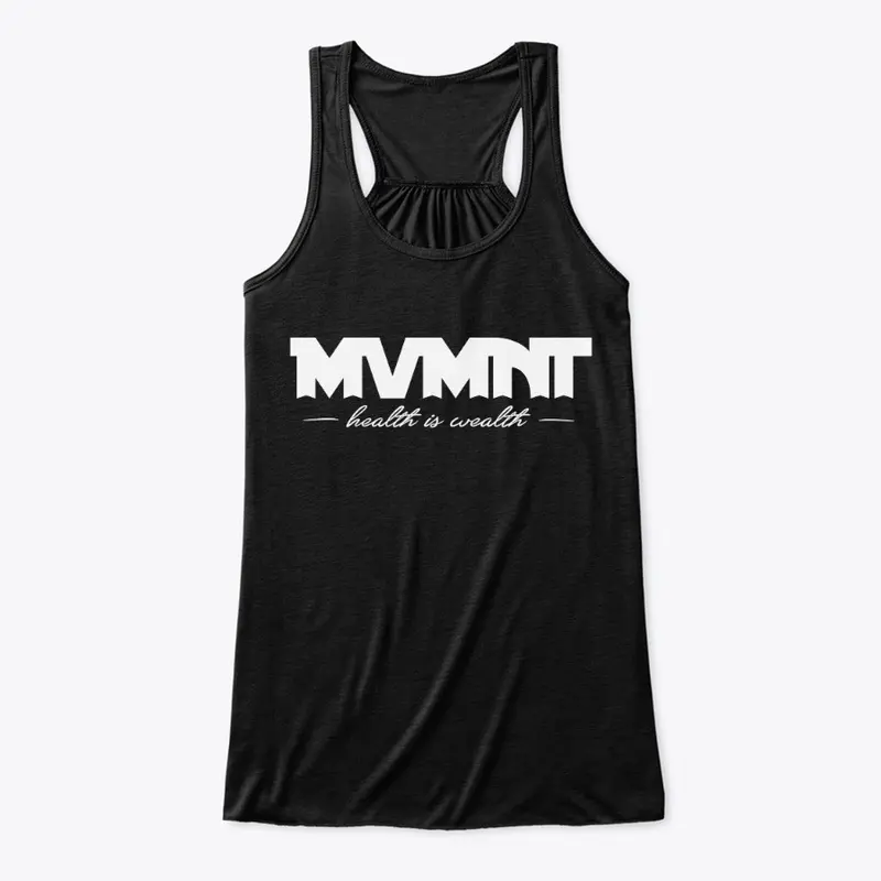 Women's Flowy MVMNT Tank - White Logo